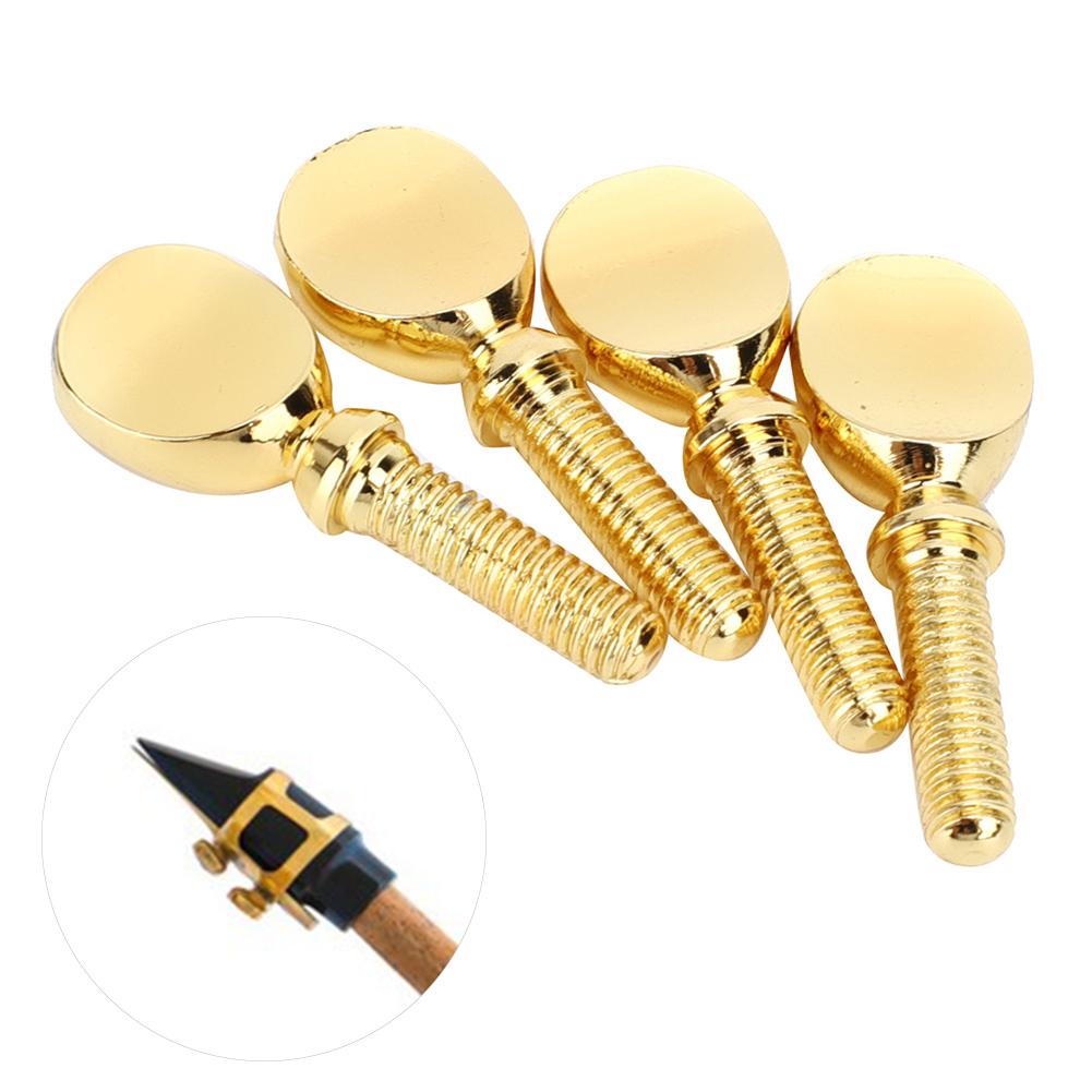 4PCS C64 Saxophone Mouthpiece Ligature Screw Woodwind Instrument Mouthpieces Parts