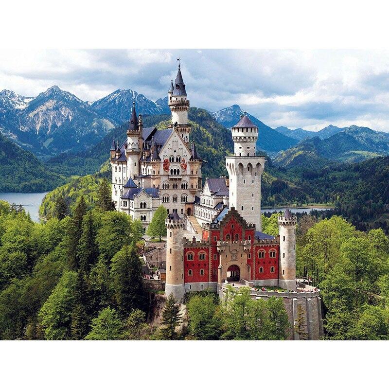 

Новый 5D DIY алмазная живопись пейзаж замок Алмазная вышивка полная круглая дрель горный хрусталь ремесло пейзаж домашний декор подарок Full Round 30x40CM