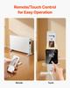 Convection Panel Heater, 2000W Electric Panel Space Heater with Remote & Touch Control, 3 Modes, 24H Timer, Stand or Wall Mount Design with