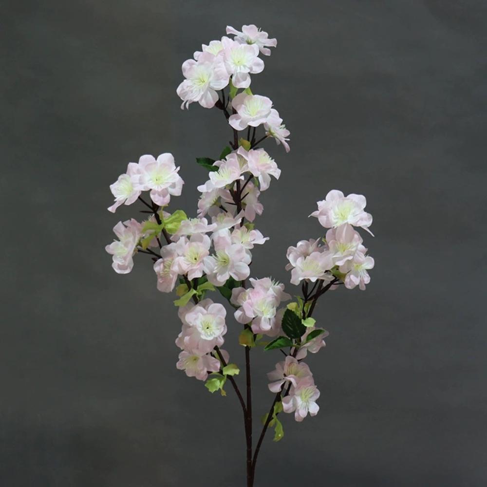 4 Pcs Cherry Blossom Branches Artificial Cherry Blossom Long Stem Artificial Flowers for Tall Vase Silk Cherry Blossom Tree Stems Spring Home Decor