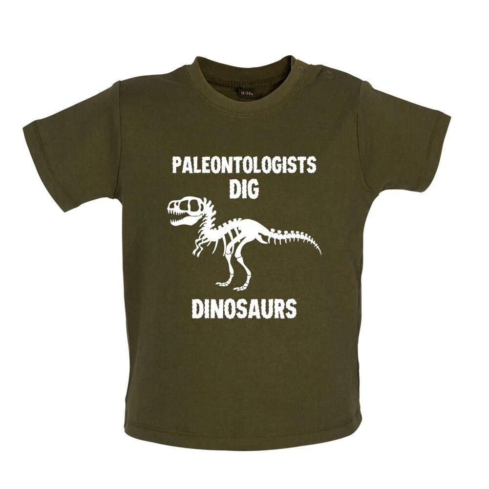 Paleontologists Dig Dinosaurs - Baby Kids T-Shirt / Body- Paleontology Dinosaur 140