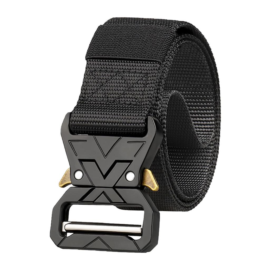 Cross-border Cobra Tactical Belt: Outdoor Military Leather Belt with Alloy Insert Buckle