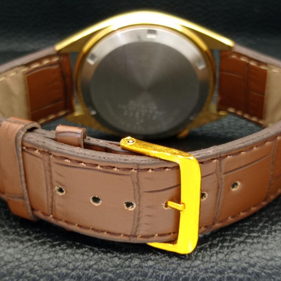 OPPUSSET VINTAGE SEIKO 5 AUTOMATISK 6309A JAPAN HERRE RØD SKIVE KLOKKE a425910-2 RL620a-a425910