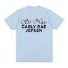 Carly Rae Jepsen T-Shirt Mode Grafikdruck Rundhals Lustiges T-Shirt Damenbekleidung Unisex Lässige T-Shirts Baumwolle Sommer-T-Shirts Anime T-Shirt