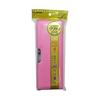 Kutsuwa Pencil with Pink CV001PK Case, Clarino, 2-Door, Sharpener,