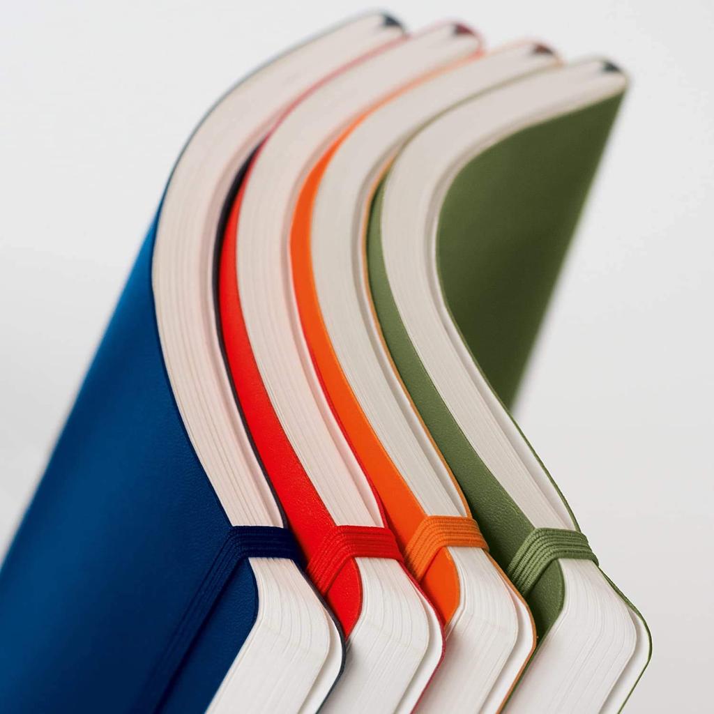 Leuchtturm Nordic Officially Imported Notebook, B5, Plain, Softcover, Blue, 355299,