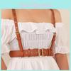 Buckle Fashionable Double And Porous Design Women Casual Shoulder Strap Belt
