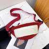 Banana Pouch Contrast Color Chest Bag Half Moon Bag Fanny Packs Crossbody Waist Pack Large Capcity Running Waist Pouch