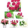 Charming 9 Heads Artificial Silk Carnation Bouquet For Luxurious Home And Wedding Decoration