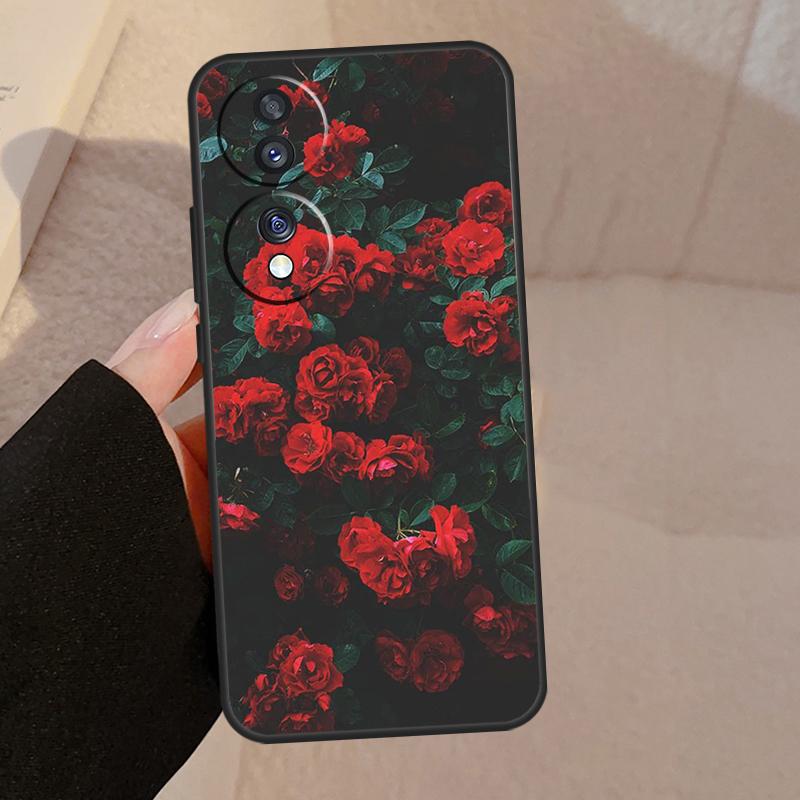 Rose Flower Floral For Honor Magic V5 5 6 7 Pro Case For Honor X9a X9b X9c X8a X8b 50 70 90 200 400 Lite Cover