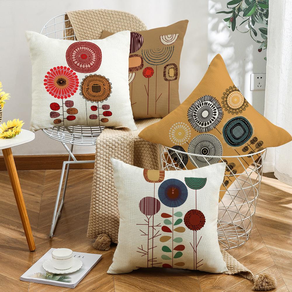 Hand-painted Abstract Pillow Home Decoration Pillow Case Bed Pillow Sofa Pillow
