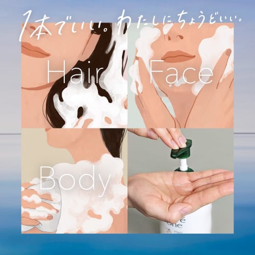 Biore Biore One Whole Body Cleanser Comfort Savon Main Body