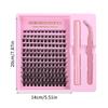 Lightweight Cluster Lash Kit 30D 40D 50D 60D Natural Eyelash Extensions Segmented Volumizing Lashes for Daily Wear Home Use