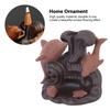 Ornamental Backflow Incense Burner Incense Holder Home Ornament with Dolphin Decor