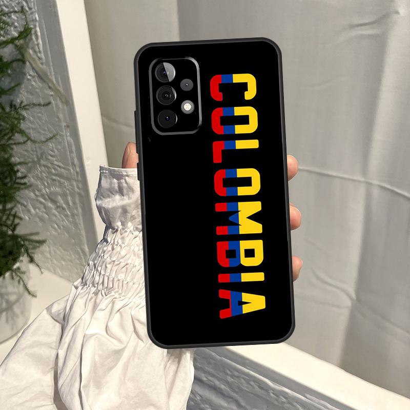 Colombia Flag Case For Samsung Galaxy A16 A36 A56 A06 A13 A53 A33 A23 A55 A35 A17 A54 A34 A14 A52 A32 A15