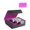 5Pcs Plastic Trading Card Box Baffle Clip Card Spacer Storage Classification Barrier Plate Clip Storage Partition Board