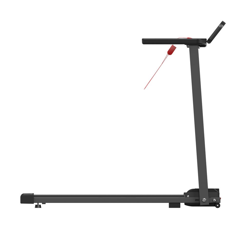 Folding treadmill for home use up to 12 km/h, with LED display, APP