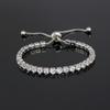 Light Luxury Inlaid Zircon Bracelet Women Adjustable Crystal Bracelet