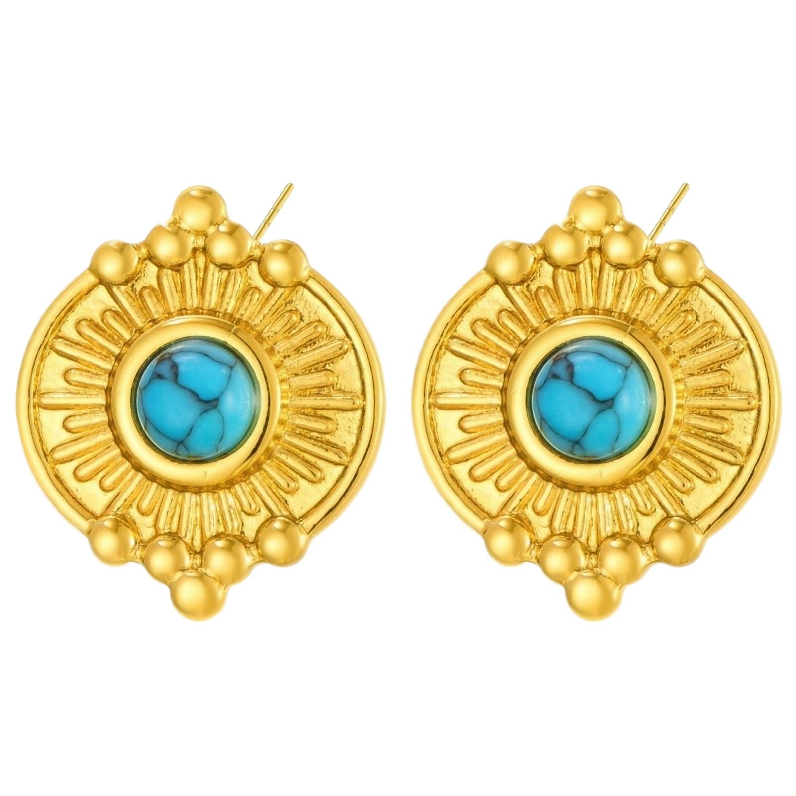 Stainless Steel Earrings for Women Vintage Luxury Stylish Titanium Steel Jewelry