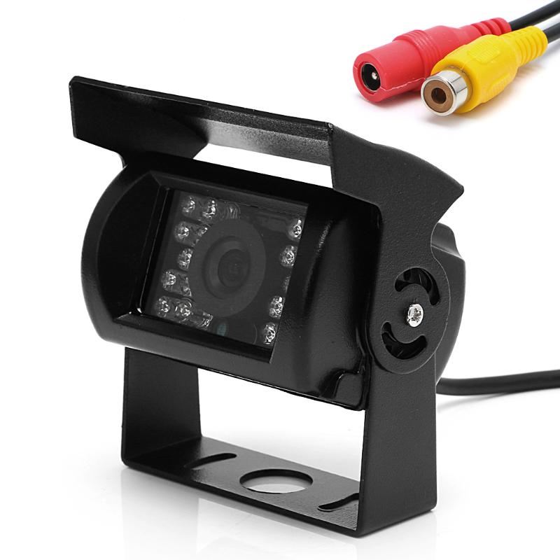 18 LED Car Rearview Camera Night for Vision Wide Waterproof Truck Bus