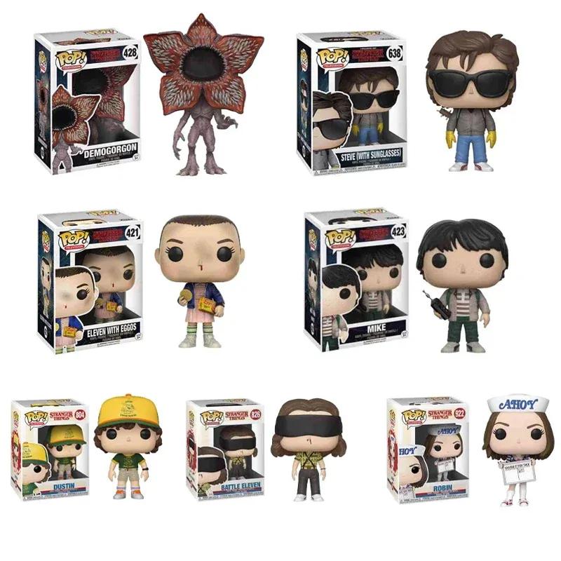 POP Stranger Things Figur Montauk Charakter Eddie Dustin Steve Actionfigur Puppen Spielzeug Sammlung Raumdekoration Geburtstagsgeschenk
