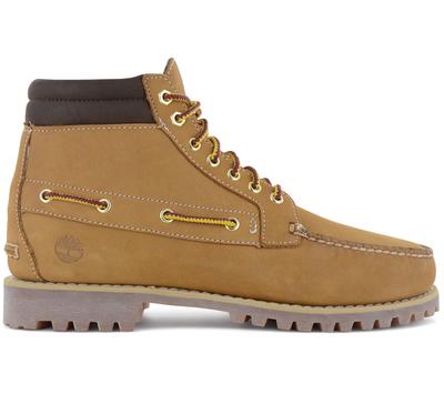 Authentic Mid Lace-Up Boot - Men's Boots Shoes Leather Wheat TB0A2N4C-754 ORIGINAL