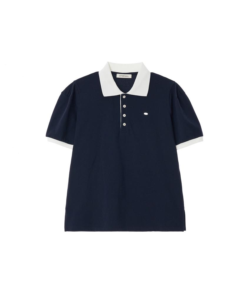 Iteoneolmomeonteu Classic Picket T-Shirt - Navy