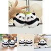 Panda Plush Keychain Short Plush Bag Accessory Cross-border Gift**