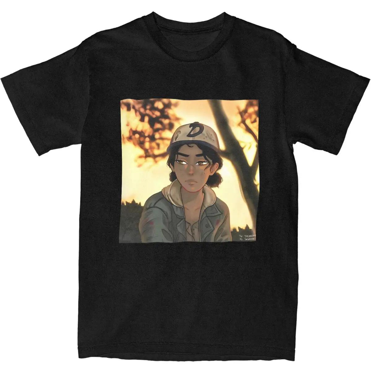 The Walking Dead -Clementine- 100 Cotton Tshirts Novelty ... M