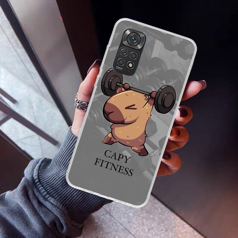 Funny Capybara Cartoon Animal Phone Case For Xiaomi Redmi Note 15 14 14S 13 12S 12 Pro Plus 11S 11 10S 10 4G Cover 11E 11T 5G Pr