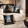 T-Transformers Maple Design Cushion Cover Happy Autumn Harvest Decor Holiday Decorati Pillow Cover