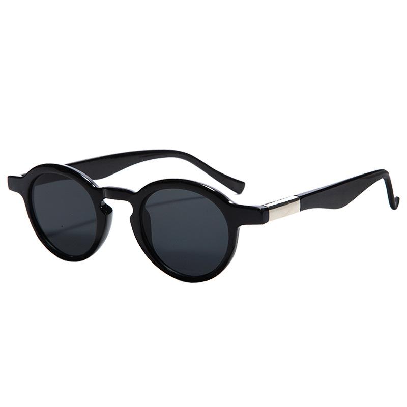 JYL Маленькие круглые ретро-солнцезащитные очки UV400 Унисекс Роскошные модные очки / T22117 T22117-C1