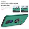 For Motorola Phone Case Solid Color Retro Spray Anti Scratch Car Holder Phone Protective Case