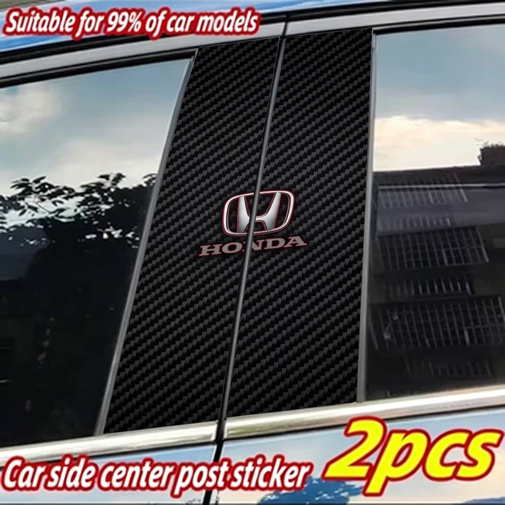 vdbn2 FOR HONDA Car Sticker Auto B-pillar Center Column Decor Cover Scratches Waterproof Sunscreen Vinyl Decals Accessories