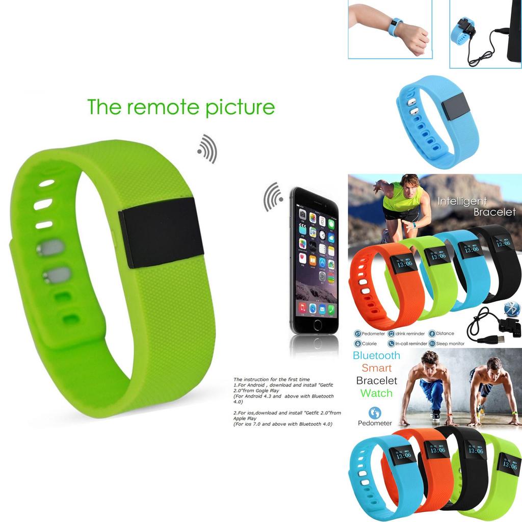 Smart Fitness Wristband For Couples With Calorie Step Counter And Digital Display
