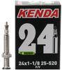 Bicycle Inner Tube 24X1 1/8 French Valve Presta 25-520 Kenda Fv35