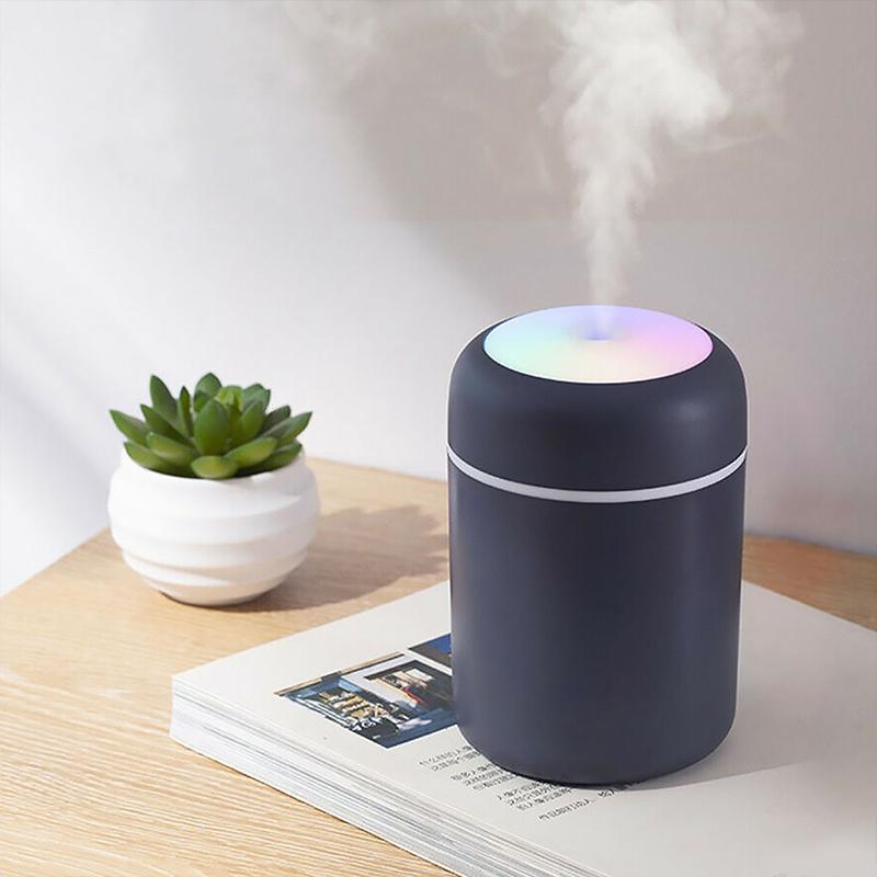 Umidificador de ar portátil 300ml aroma ultrassônico difusor de óleo essencial usb fabricante de névoa fria purificador aromaterapia para carro casa