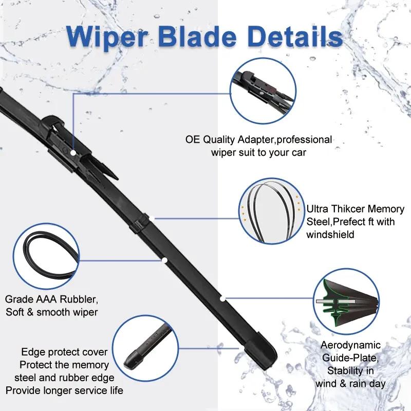 Front / Rear Wiper Blades For BMW 3 Series G20 G21 318d 320i 320d 340i 330i 330e Touring Accessories