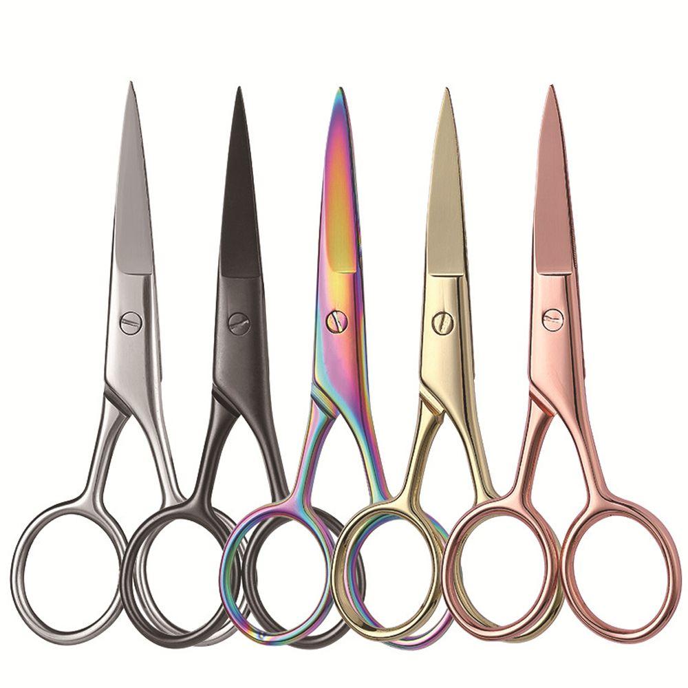 Steel Nose Hair Scissor Makeup Scissors Brow Clipper Eyebrow Trimmer Nail Cuticle Nipper Scissors