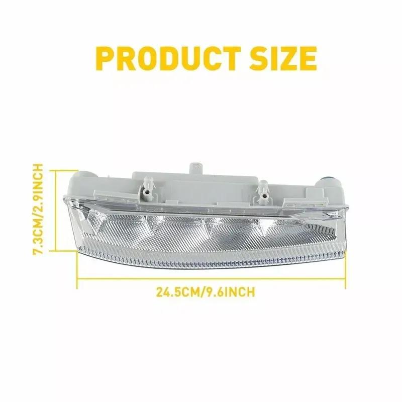 2PC For Mercedes Benz W204 C250 C350 W212 E350 SLK Class R172 LED Front DRL Fog Light Daytime Driving Lamp 2049068900/2049069000