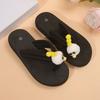 Fashion 2025 Summer Cute Cartoon Animatio Flip Flops Women Summer Thick Sole Wedges Sandals for Woman Outer Wear Non Slip Slides Ladies