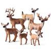 Cross-Border Christmas Wildlife Toy Set: White-tailed & Sika Deer Static Model