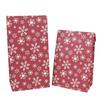 10pcs Kraft Paper Candy Cookie Bag Santa Claus Snowman Christmas Gift Packing Bags Xmas Navidad New Year Party Decor Supplies