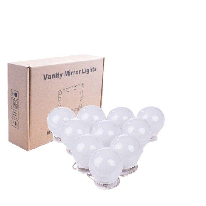 Three-Color Dimming Hollywood Vanity Makeup Light Bulb Set