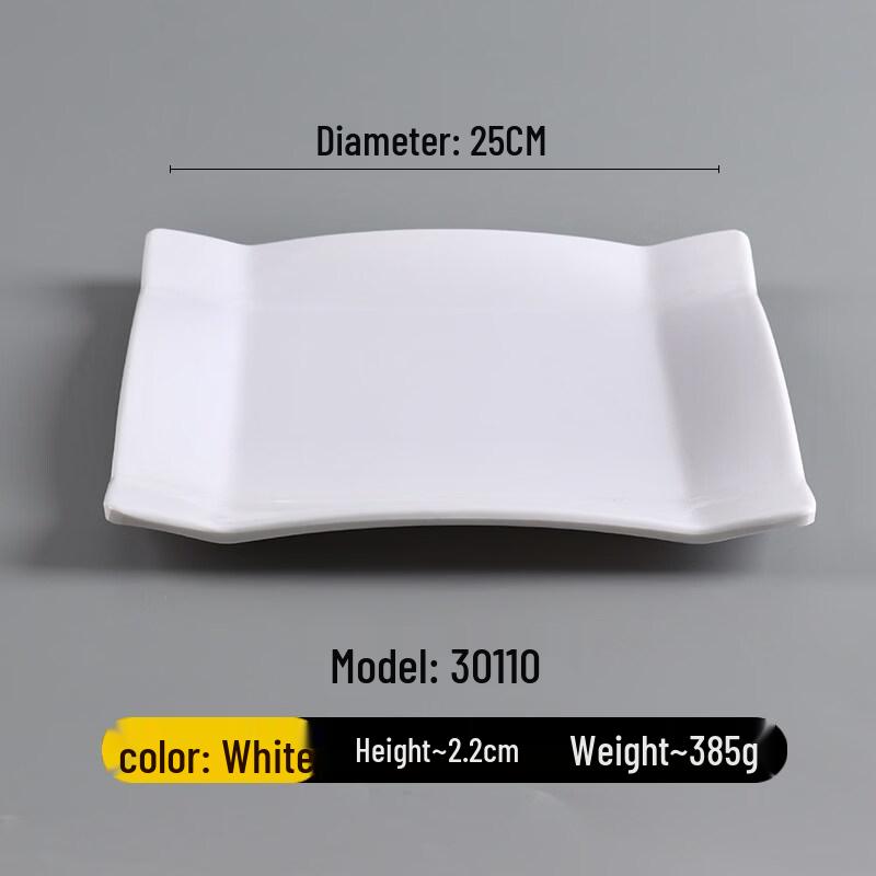 Commercial Melamine Imitation Porcelain Plates