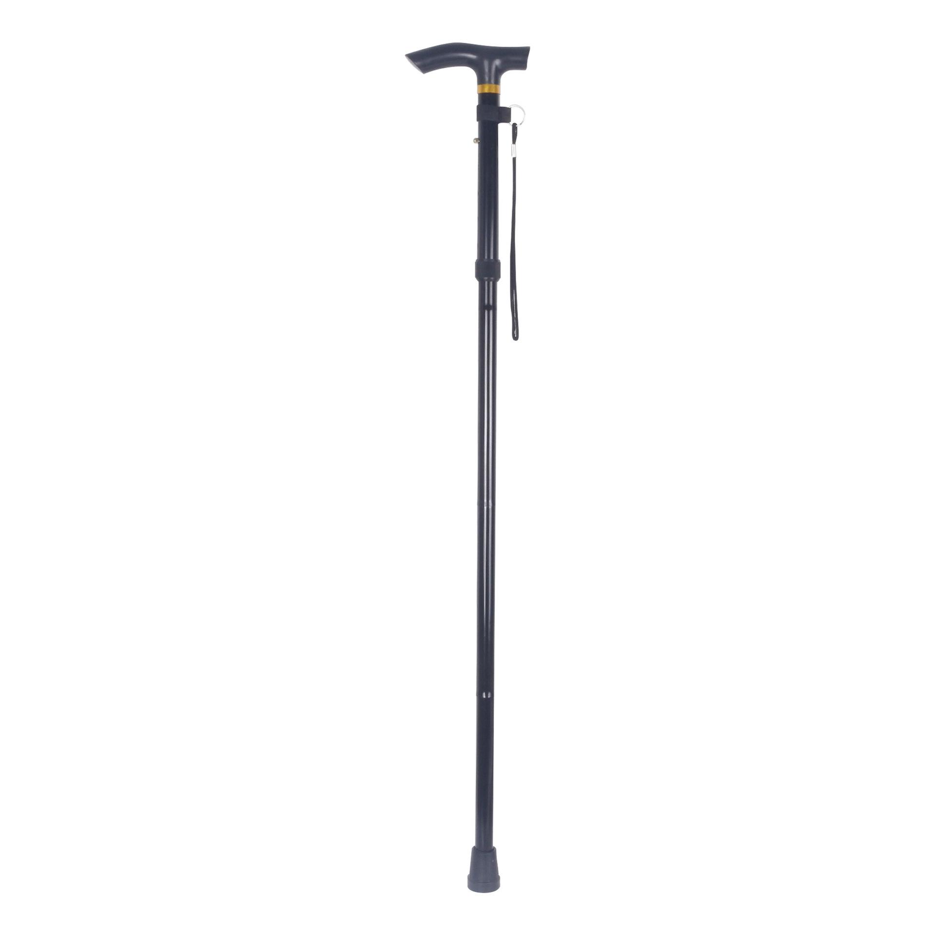 

Reinforced Aluminum Telescopic Folding Walking Stick: Adjustable, Non-slip, Four-section Crutch for Hiking 85-95 cm