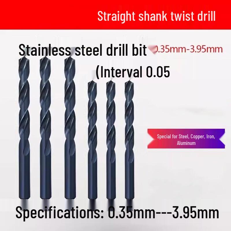 Bai Ruichuan Fully Ground Straight Shank HSS Twist Drill Bit