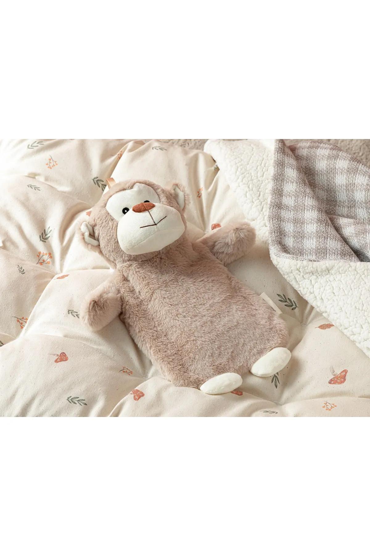 

English Home Little Monkey Pelüş Çocuk Sıcak Su Torbası 750 Ml Bej