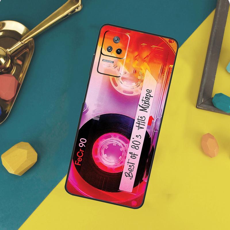 90s Retro Cassette Tape Case For Xiaomi 14T 11T 12T 13T Pro 13 14 15 Ultra POCO X7 Pro X3 X5 X6 F5 F6 M6 Pro Funda