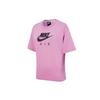 T Shirts Women's Flamingo Red Crew Neck Moderate Straight Fit DB3841-693